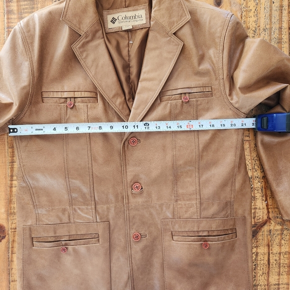 🔥HOST PICK 🐮COLUMBIA vintage leather jacket for men - Picture 6 of 12